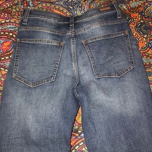 Sneak peek denim joggers only wore once!